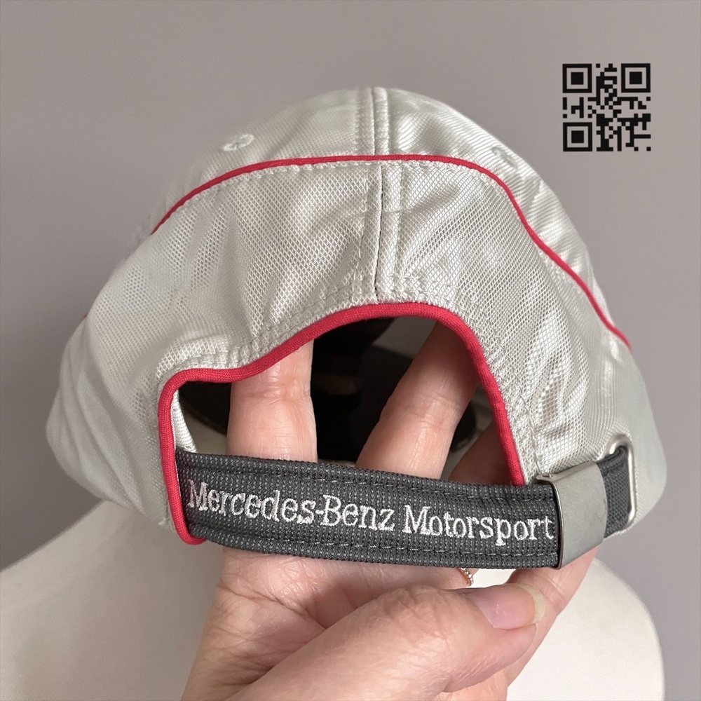 Mercedes Benz Motorsport Silver Baseball Cap - O/S, Unisex - Picture 5 of 6